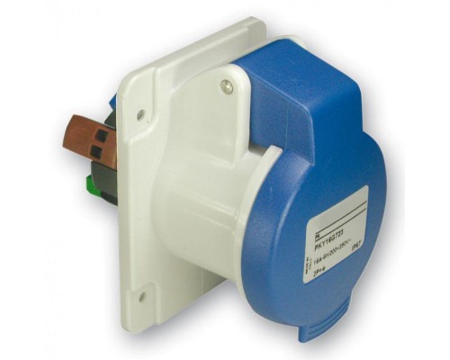 Розетка панельная Р 16А 3P-N-E 200-250В быстр. IP44 SchE PKY16G425