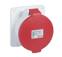 Розетка панельная Р 32А 2P-E 380-415В быстр. IP44 SchE PKY32G433