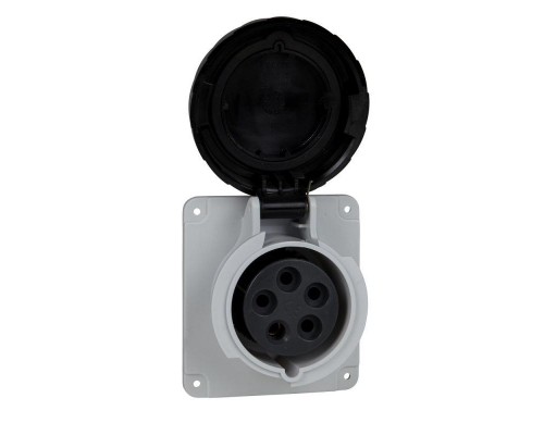 Розетка панельная Р 32А 3P-E 480-500В быстр. IP67 SchE PKY32G744