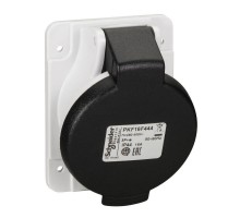 Розетка панельная угловая 16А 3PE 480-500В винт. IP44 SchE PKF16F444