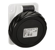 Розетка панельная угловая 16А 3PE 480-500В винт. IP67 SchE PKF16F744