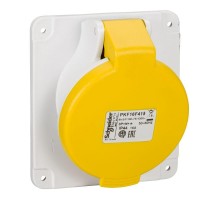 Розетка панельная угловая 16А 3PNE 100-130В винт. IP44 SchE PKF16F415