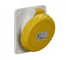 Розетка панельная угловая 16А 3PNE 100-130В винт. IP67 SchE PKF16F715