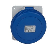 Розетка панельная угловая 32А 2P-E 100-130В винт. IP67 SchE PKF32F725