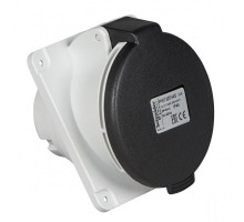 Розетка панельная угловая 32А 3PNE 480-500В винт. IP44 SchE PKF32F445