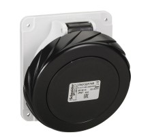 Розетка панельная угловая 32А 3PNE 480-500В винт. IP67 SchE PKF32F745