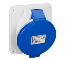 Розетка панельная угловая 32А 3P-E 200-250В винт. IP67 SchE PKF32F424