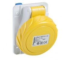 Розетка панельная угловая 32А 3P-N-E 100-130В быстр. IP67 SchE PKY32F715
