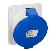 Розетка панельная угловая 32А 3P-N-E 200-250В винт. IP67 SchE PKF32F425
