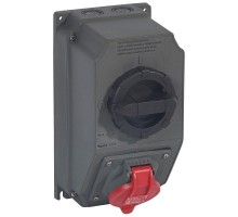 Розетка переносная Hypra 16А 400В 3K+3 IP44 Leg 059209