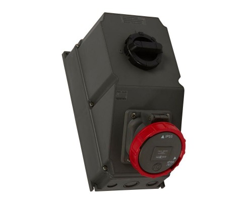 Розетка переносная Hypra 63А 400В 3K+3 IP67 Leg 059266
