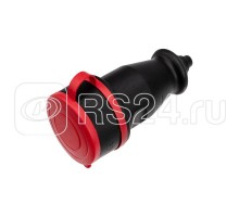 Розетка переноснаявлагозащ. с крышкой 3P+PE 32А IP44 каучук Rexant 111-012