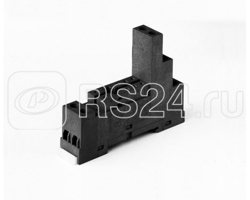 Розетка с винт. клеммами (с зажимной клетью) для реле 40.51 40.52 40.61 40.62 модули 99.01 в комплекте металлич. клипса 095.71 черн. FINDER 95750SMA