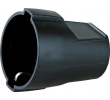 Розетка штепсельная S1-MZ с заземл. черн. (уп.2шт) Volsten 9354