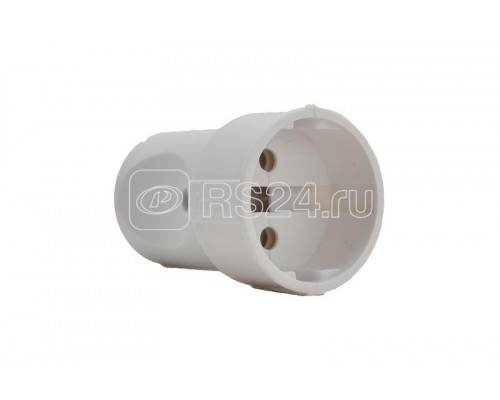 Розетка штепсельная без заземл. белая LEZARD 715-1600-606W