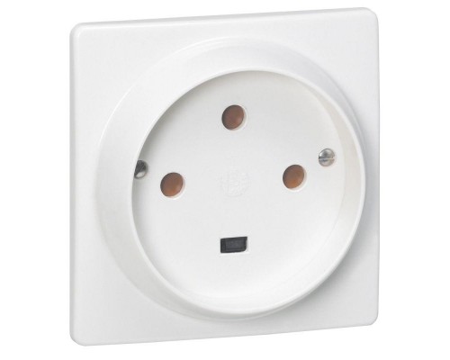 Розетка силовая 32А 3K+3 бок. вход бел. Leg 055815