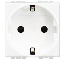 Розетка силовая LivingLight 2К+3 с авт. клем. бел. Leg BTC N4141AN