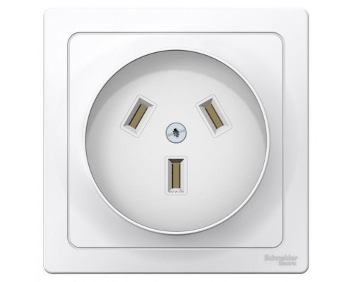 Розетка силовая СП BLANCA 2P+N 32А 250В бел. SchE BLNSR003231