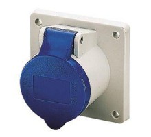 Розетка скрыт. уст. 16А 230В 2P+E IP44 прямая Mennekes 1366