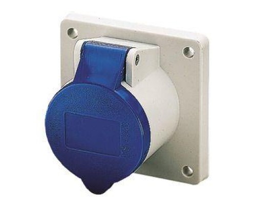 Розетка скрыт. уст. 16А 230В 2P+E IP44 прямая Mennekes 1366
