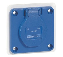 Розетка скрыт. уст. 16А 2К+3 IP44 Leg 057671