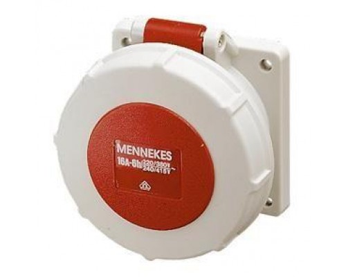 Розетка скрыт. уст. 16А 3Р+N+E прямая безвинт. IP67 Mennekes 1131