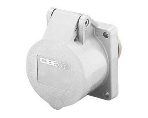 Розетка скрыт. уст. 16А 40-50В 2P прямая 50Гц IP44 Mennekes 609