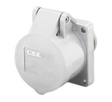 Розетка скрыт. уст. 16А 40-50В 2P прямая IP44 Mennekes 604