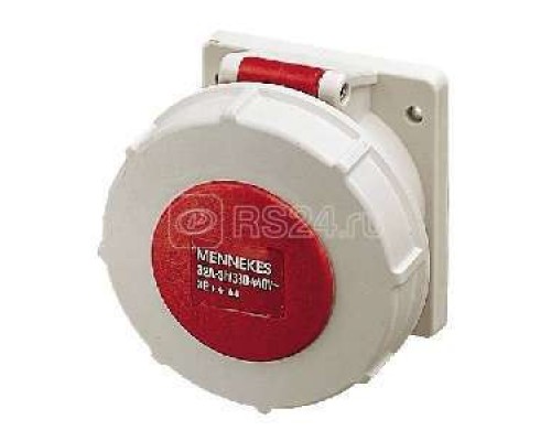 Розетка скрыт. уст. 32А 400-440В 3P+E IP67 3ч Mennekes 2123A
