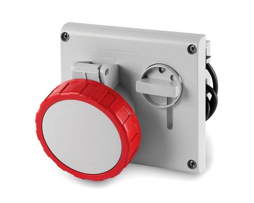 Розетка скрыт. уст. 32А 400В 3P+E IP67 DKC DIS4053286