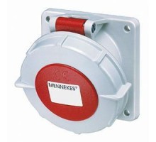 Розетка скрыт. уст. 32А 400В 3P+E IP67 косая 20гр Mennekes 3254