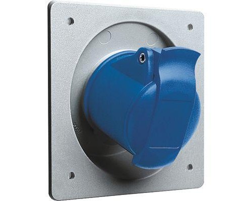 Розетка СП 16А 220В 2P+E IP44 с угл. ABB 2CMA193218R1000