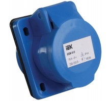 Розетка СП 16А 220В 2P+E ССИ-413 IP44 ИЭК PSR41-016-3