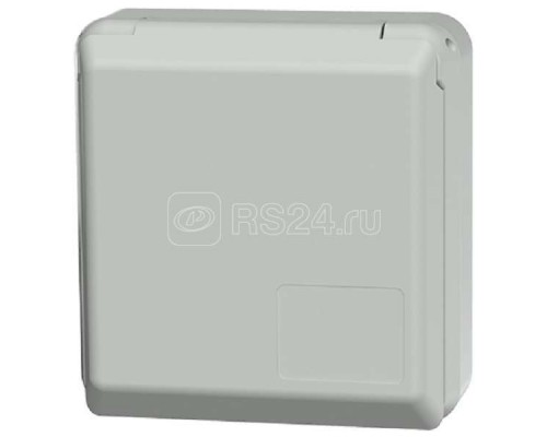 Розетка СП 16А 2п+З 230В IP44 CEPEX SCHUKO с коробкой винтовое соединение сер. Mennekes 4982