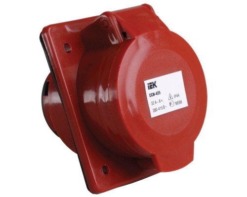 Розетка СП 32А 380В 3P+E+N ССИ-425 IP44 ИЭК PSR42-032-5