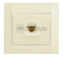 Розетка СП Defne 16А IP20 TF ЕВРО крем Makel 42010014
