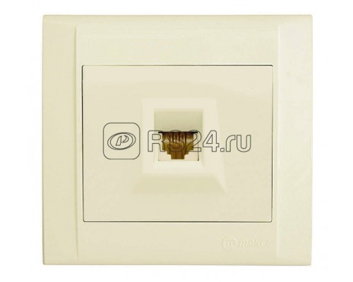 Розетка СП Defne 16А IP20 TF ЕВРО крем Makel 42010014