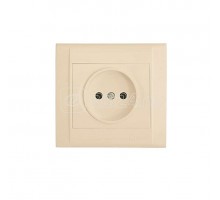 Розетка СП Defne 16А IP20 без заземл. крем Makel 42010022