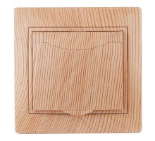 Розетка СП Plano 2P+E Schuko 1-203-11 16А-250В с крышкой IP20 сосна Intro Б0030065