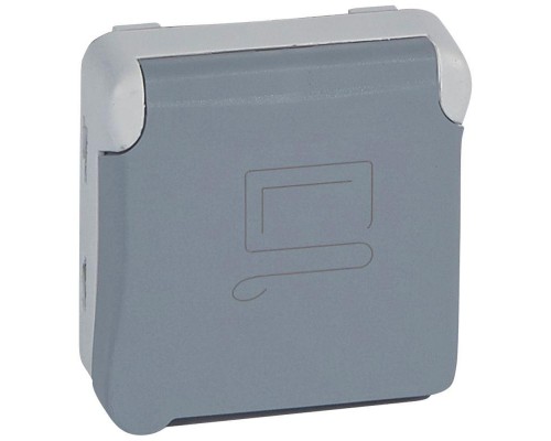 Розетка СП Plexo 2К+3 франц. станд. с блок. Leg 069553