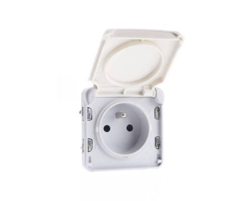 Розетка СП Plexo 2К+3 франц. станд. винт. клеммы бел. Leg 069622