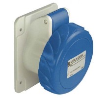 Розетка СП прям. 63А 220В 2P+E винт. клеммы IP67 SchE 81678