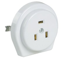 Розетка СП РПпл11-01-Ст разборная для плиты 32А с заземл. бел. ИЭК ERP11-32-01-K01