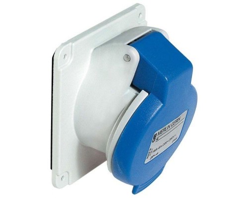 Розетка СП угл. 16А 220В 2P+E винт. клеммы IP44 SchE PKF16F423
