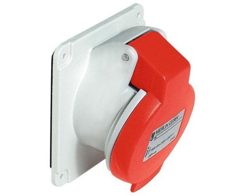 Розетка СП угл. 32А 380В 3P+N+E винт. клеммы IP44 SchE PKF32F435