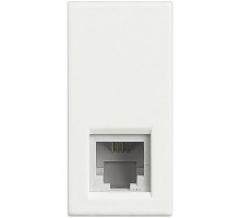 Розетка телефонная Axolute RJ11 К10 кат.3 бел. Leg BTC HD4258C11N