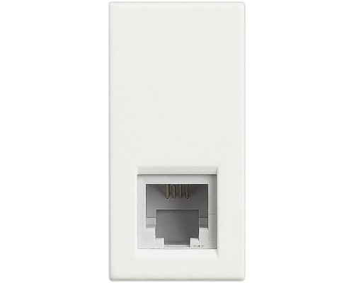 Розетка телефонная Axolute RJ11 К10 кат.3 бел. Leg BTC HD4258C11N