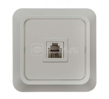 Розетка телефонная BOLLETO накл. 7034 бел. ASD / IN HOME 4690612000398