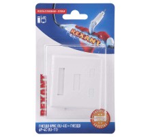 Розетка телефонная + сетевая LAN на стену гнездо 8Р8С (RJ-45)+гнездо 6Р-4С (RJ-11) Rexant 06-0106-C