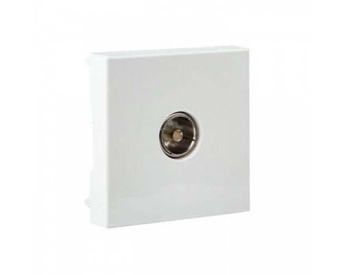 Розетка ТВ (ширина 2 модуля) EKF E2MA00-027-10